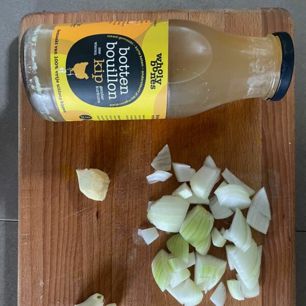Wholy Bones bottenbouillon recept koken met bottenbouillon