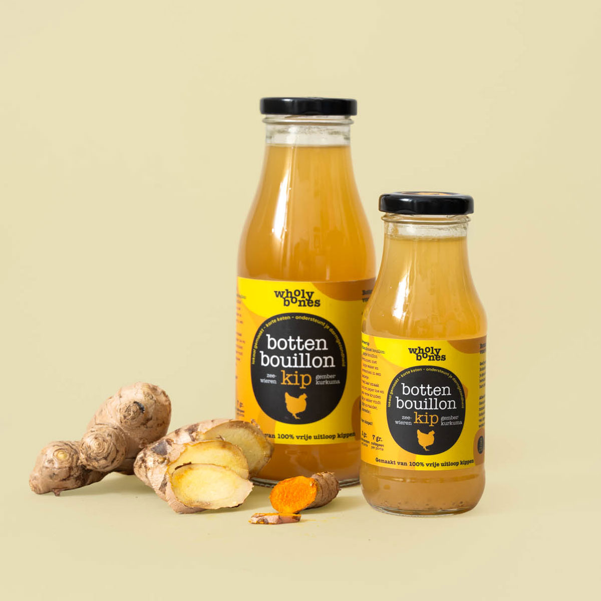 8x Bottenbouilon 250ml Rund en Kip - Afbeelding 4